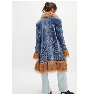 Free People Understated Leather Moon Glow Coat